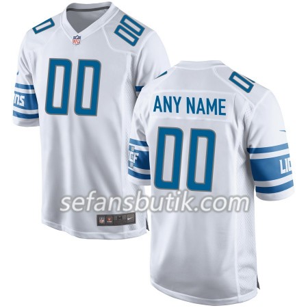 Detroit Lions Tröjor Custom Nike Vit - Herr Detroit Lions Tröjor Custom Nike Vit - Herr